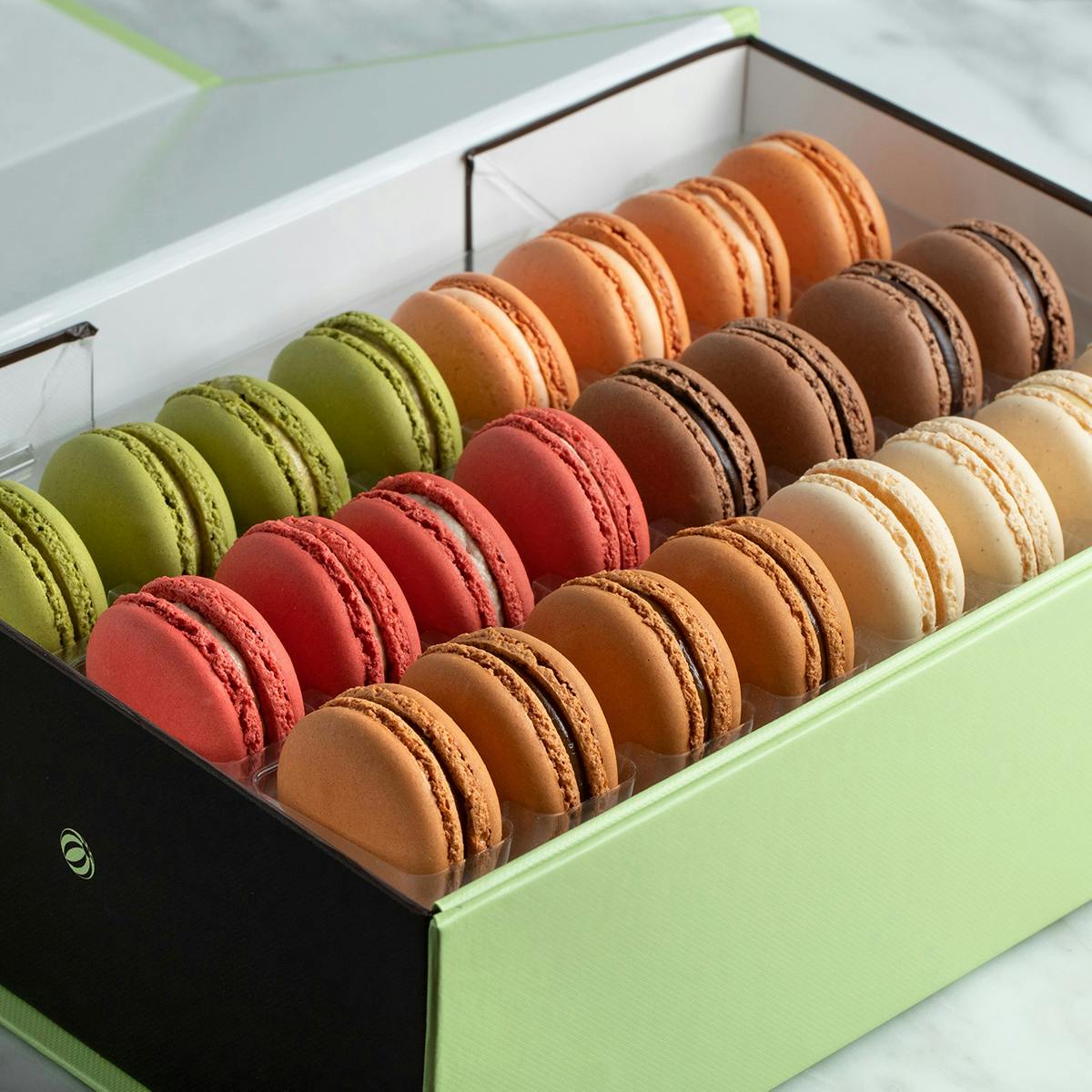Traditional Macarons 24 Piece Gift Box by Bouchon Bakery